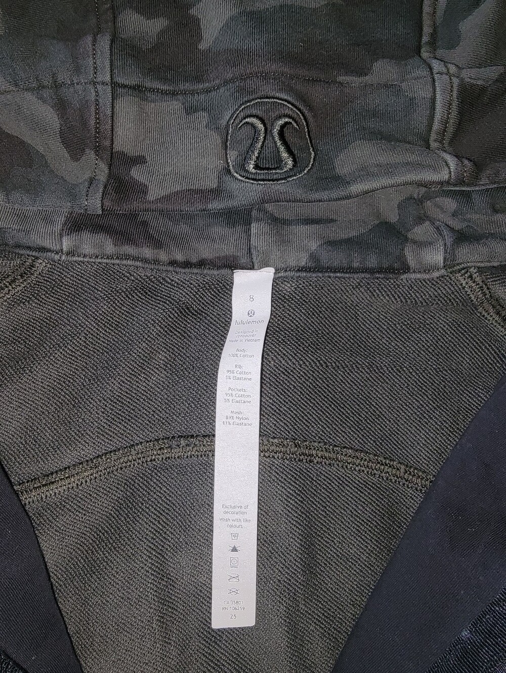Lululemon Scuba Full Zip Hoodie Size 8 - Picture 3 of 5